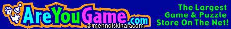 AreYouGame.com banner ad