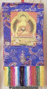 Brocade Buddha Thangka