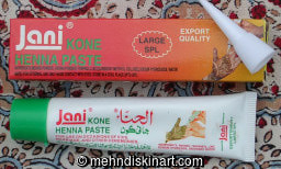 Jani Kone Henna Paste with Plastic Applicator