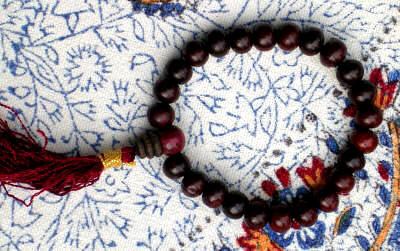 Red Sandalwood Wrist Mala 10mm