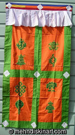 The Eight Jewels Door Curtain