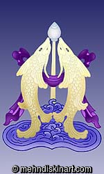 Buddhist Symbol -  Fish one of The Eight Jewels