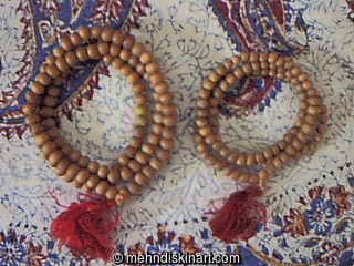 Sandalwood Payer Beads - Mala Beads 
